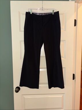 Metaphor Black Pinstripe Wide-Leg Pants